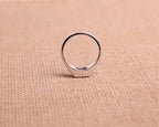 Emerald Cut Blue Topaz Mens Wedding Band,  Anniversary Gift For Him