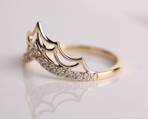 Spider Web Lab Grown Diamond Ring