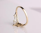 Spider Web Lab Grown Diamond Ring