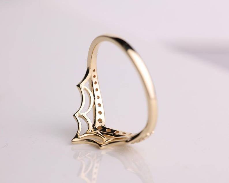 Spider Web Lab Grown Diamond Ring