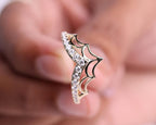Spider Web Lab Grown Diamond Ring