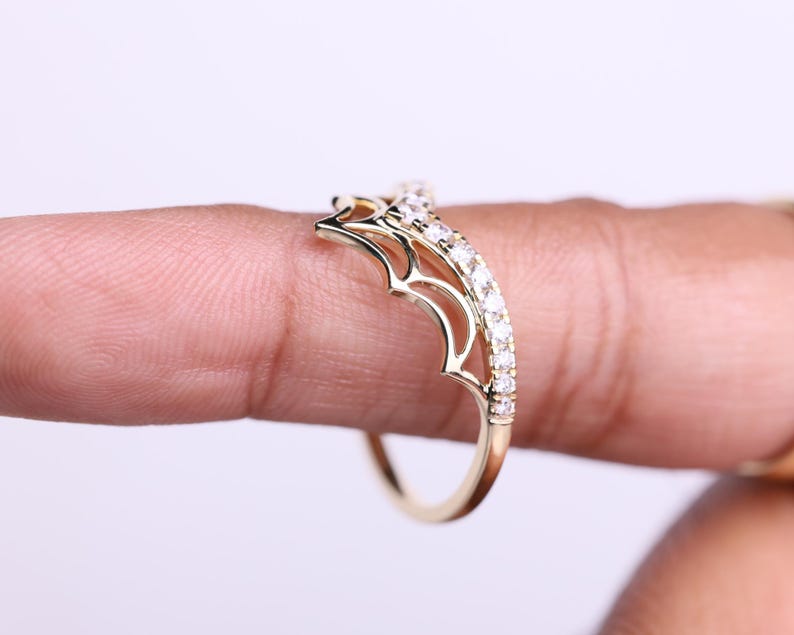 Spider Web Lab Grown Diamond Ring