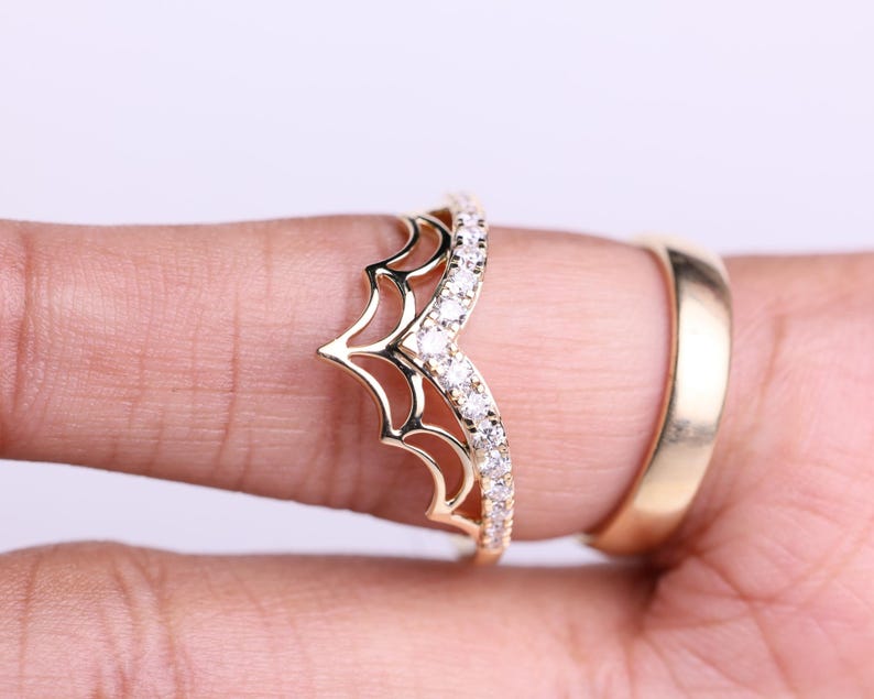 Spider Web Lab Grown Diamond Ring