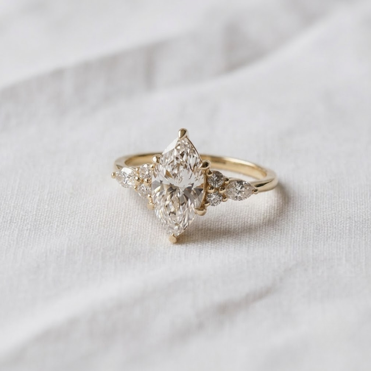 Marquise Diamond Ring – Muse Setting