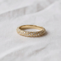 Twisted Lab Grown Diamond Wedding Band