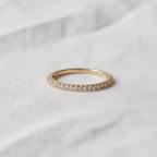 Lab Grown Diamond Wedding Band Full Eternity Matching Band