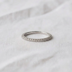 Lab Grown Diamond Wedding Band Full Eternity Matching Band