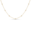 Lab Grown Diamond Clover Station Necklace