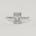 Radiant Cut 1 carat F Color VS1 Clarity IGI Certified Elongated Radiant Cut Lab Grown Diamond Solitaire Engagement Ring 14k Gold