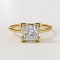 Princess Lab Grown Diamond Ring | Engagement Ring | 14K Gold | IGI Certified Diamond