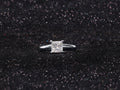 14K Gold Princess Cut 4 Ct Lab Grown Diamond Solitaire Engagement Ring