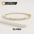 0.76CT 14K Solid Gold Lab Grown Diamond Bangle Bracelet for Women