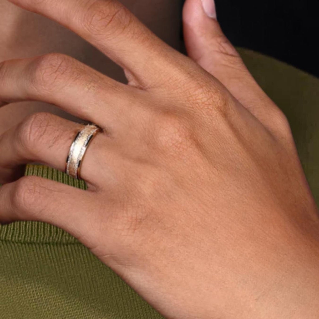 Men's Diamond Wedding Band, Matte Finish/Channel Setting Band, Birthday and Anniversary Gifts for Him