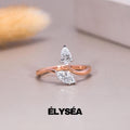 Toi et Moi Ring, Promise Ring, Engagement Ring, Two Stone Ring, Wedding Ring, Anniversary Gift, Gift for Her