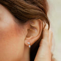 Marquise And Pear Cut Lab grown Diamond Earrings / Diamond Wedding Earrings / Dangle Drop Earrings