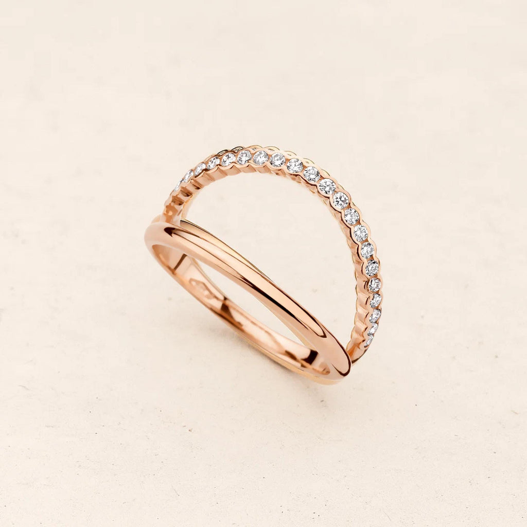 Lab Grown Round Diamond Wedding Band, 14K Gold Anniversary Ring