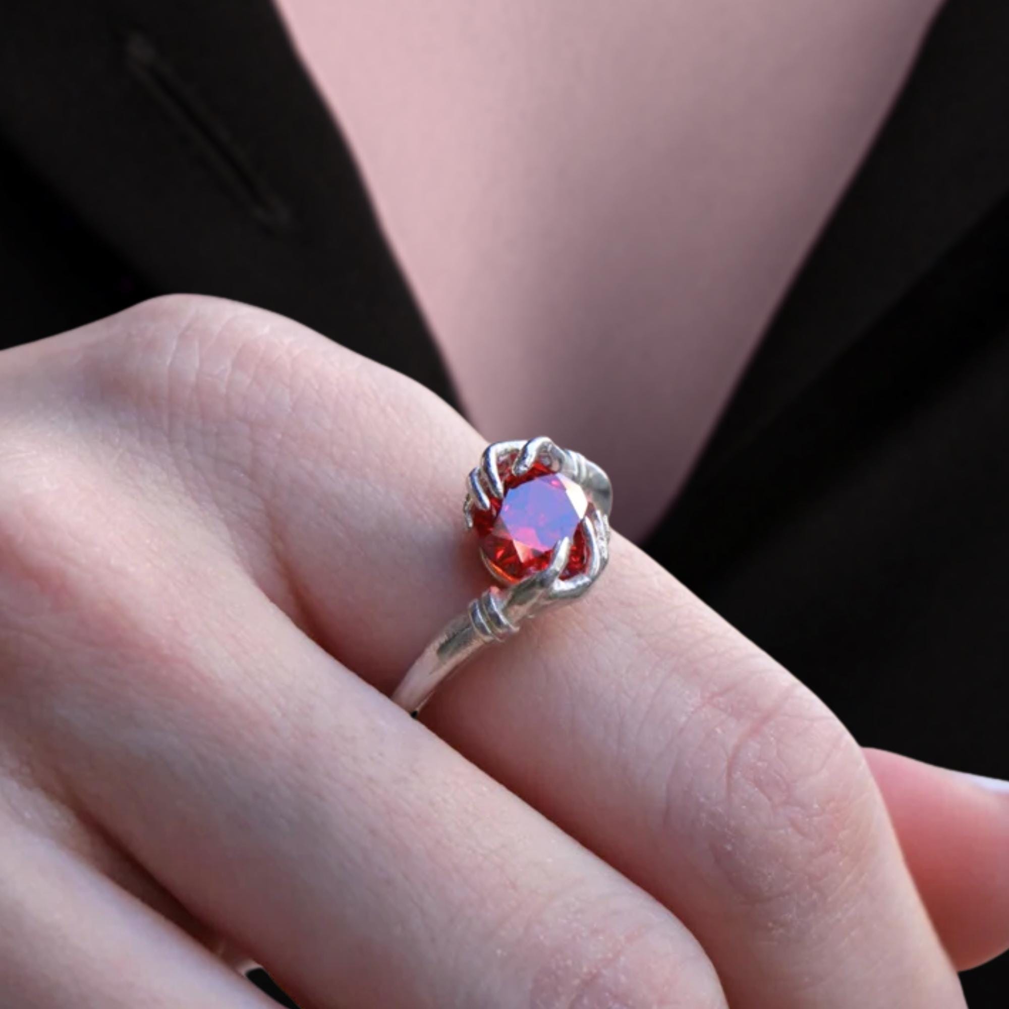 Birthstone Ring, Personalized Ring, Custom Ring, Gemstone Ring, Gift For Her, Birthstone Jewelry, Birthday Gift