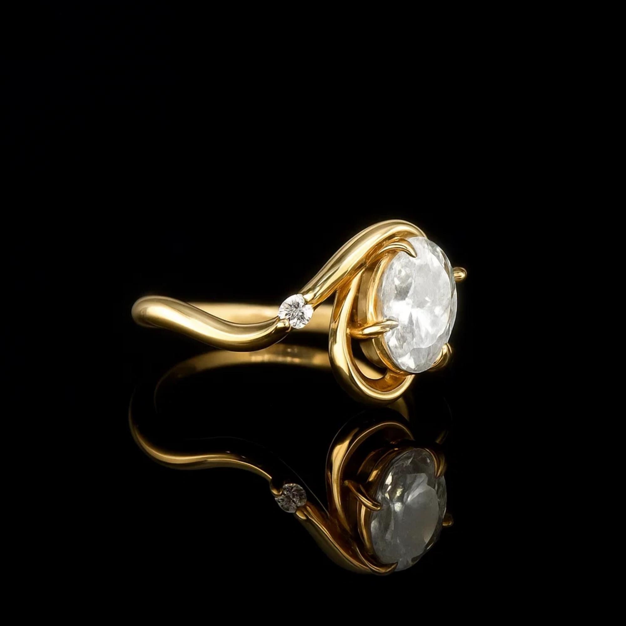 Oval Lab Grown Diamond Solitaire Wedding Engagement Ring