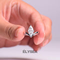 Marquise Cut Lab Grown Diamond Solitaire Ring, 1 CT to 2 CT Marquise Diamond Engagement Ring
