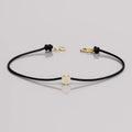 Dainty lab Grown Diamond Disc Charm Bracelet, Gift for Her