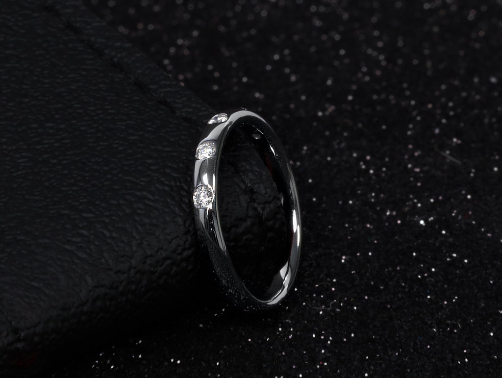 14K Solid Gold Lab Diamond Wedding Band for Women, Daily Wear Ring