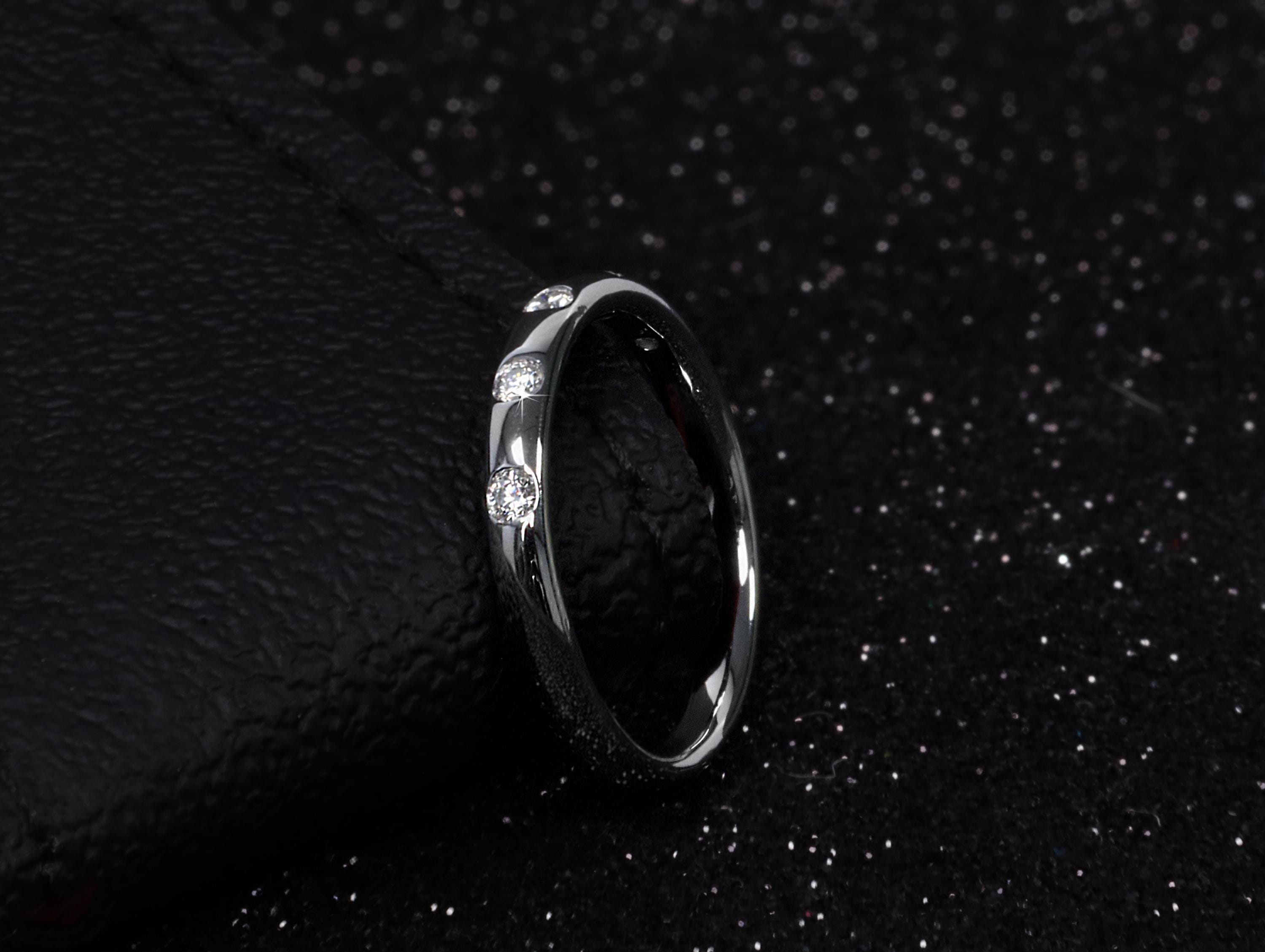 14K Solid Gold Lab Diamond Wedding Band for Women, Daily Wear Ring