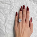 Ultra-Luxurious Statement Piece 10.00 Carat Radiant Cut Lab Diamond Engagement Ring