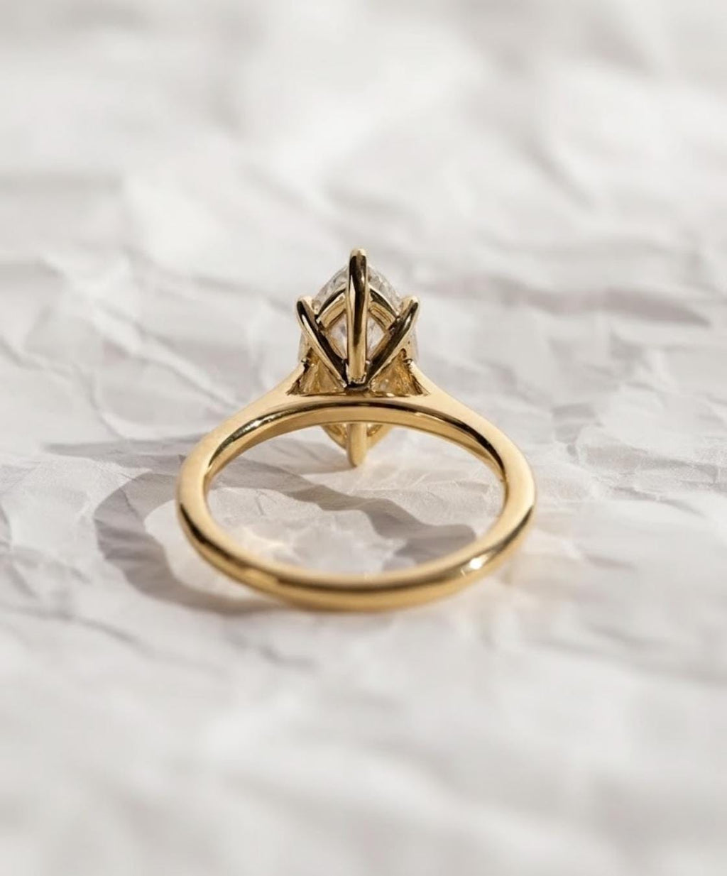 Vintage Marquise Cut Lab Grown Diamond Engagement Ring, IGI Certified Wedding Ring, Anniversary Gift For Your Love