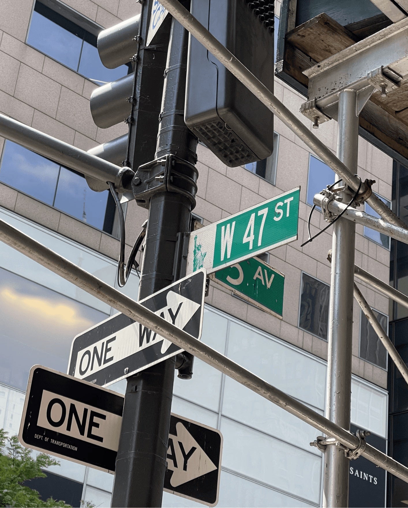 West 47th Street and Fifth Avenue, New York